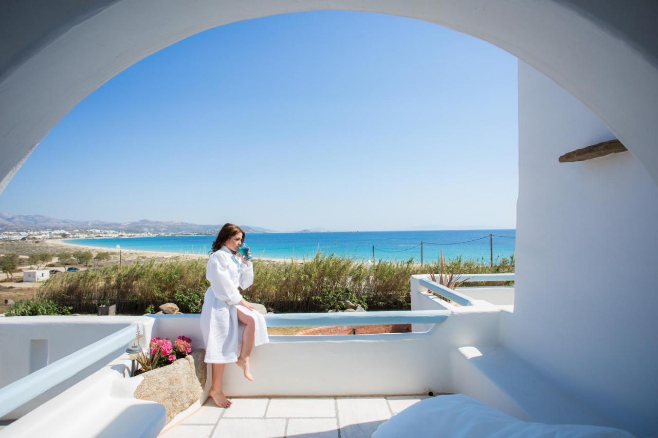Naxian Riviera Exclusive Seafront Suites, Junior Suite Ájosz Prokópiosz Kültér fotó