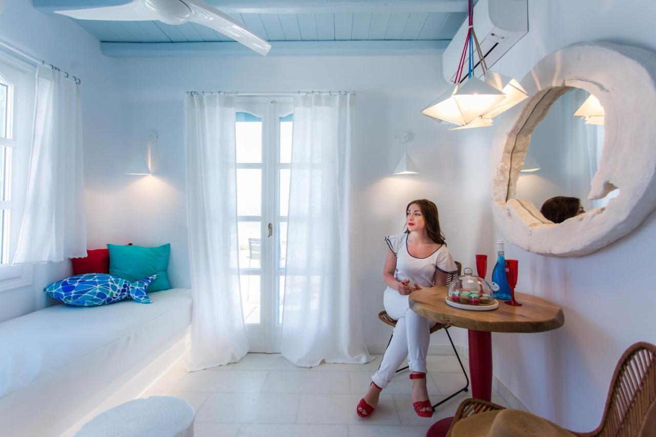 Naxian Riviera Exclusive Seafront Suites, Junior Suite Ájosz Prokópiosz Kültér fotó